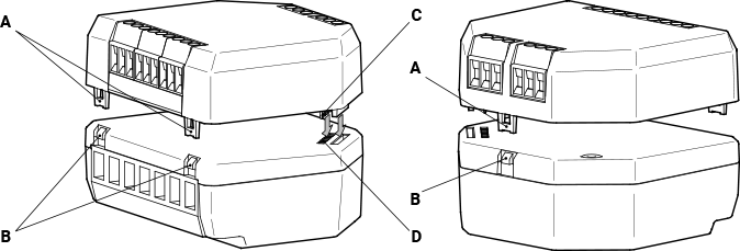 Attaching Shelly Plus Add-on to a Shelly Plus device