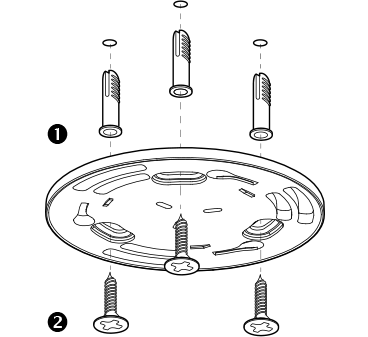 Fixing the mounting bracket