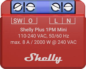 Shelly Plus 1PM Mini