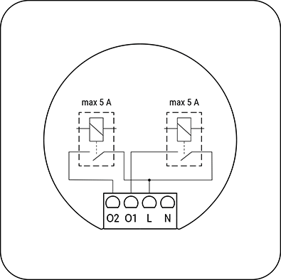 2 Outputs Power Base for Wall Display-internal-schematics.png