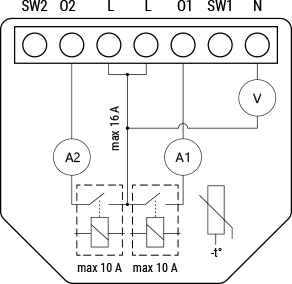 Shelly support group (English Version)  Hi all. Trying to connect a Shelly  2.5 with 3 switches, 4-way but the L/hot is shared and in the final box  before the light, O