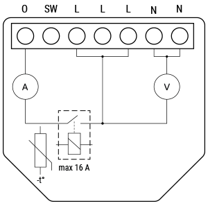 Shelly Plus 1PM internal schematic