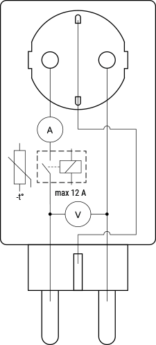 Shelly Plus Plug V3 vidinės schemos