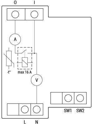 Shelly Pro 1PM internal schematics