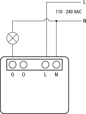 Shelly Plus PM Mini wiring diagram