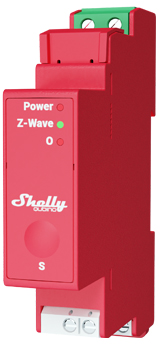 Shelly Qubino Wave 1PM - relay switch with power metering 1x 16A (Z-Wave)