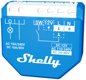 Shelly Z-Wave 1 Long Range - Smart Relay Switch - | Shelly USA