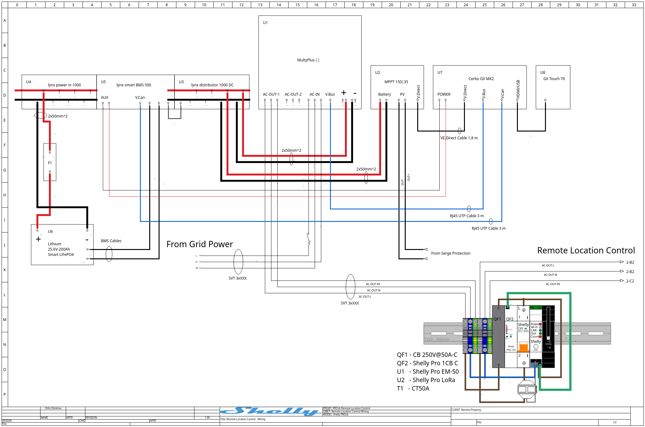 Folio 1 - Victron star-center surplus power distribution