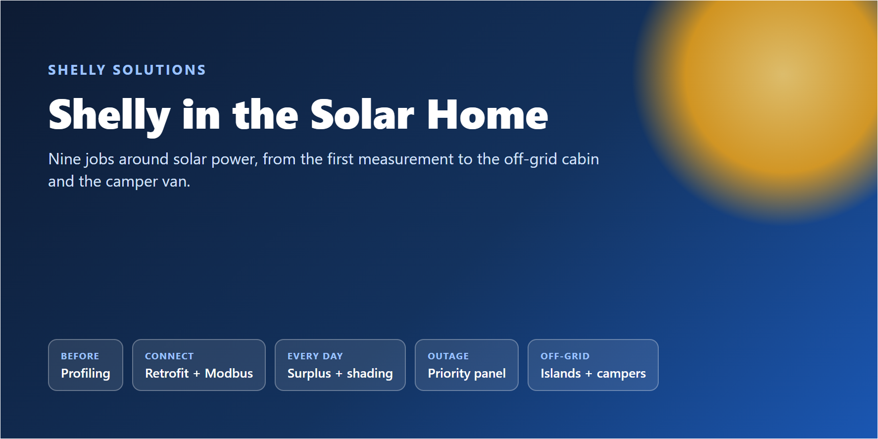 Shelly in the Solar Home